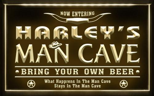 Personalized Custom Man Cave Bar Neon